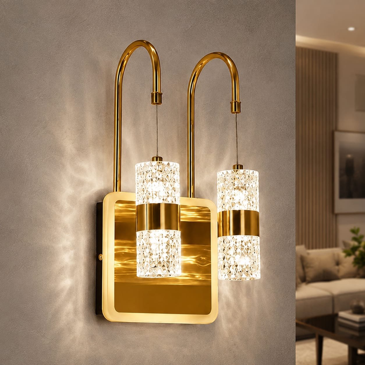 Double LED Wall Light